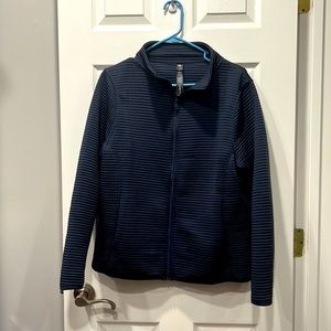 Athleta Vogo jacket, blue, size L